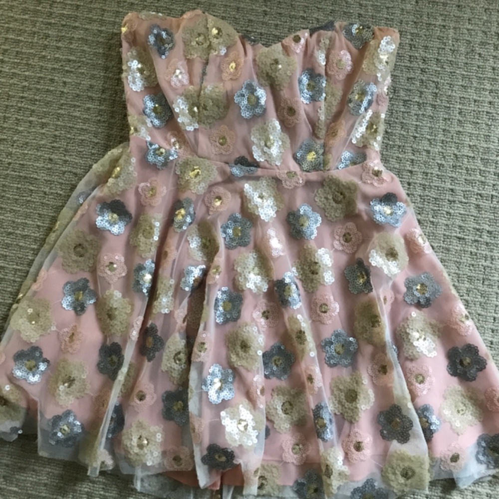 Nasty Gal pink dress worn once!